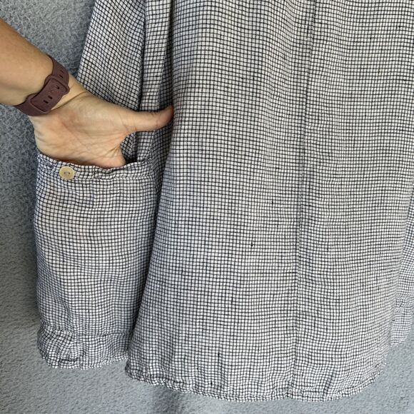 Flax Gray Sleeveless Tank Top Boxy Style - Picture 5 of 10